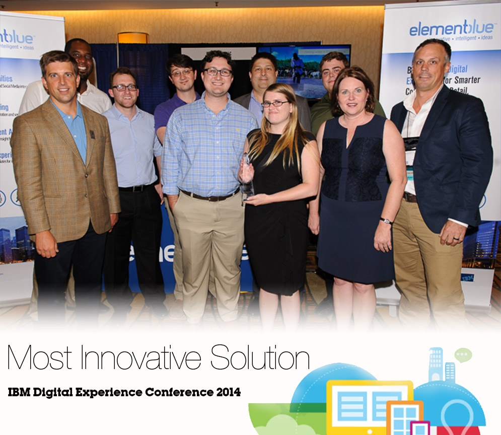 The Element Blue team at Digital Experience 2014.